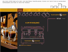 Tablet Screenshot of buongiorno-espressobar.nl